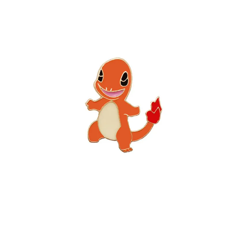 Эмалированный желтый Нагрудный значок Pikachu Super Monster Go Pokeball безопасный шарф для