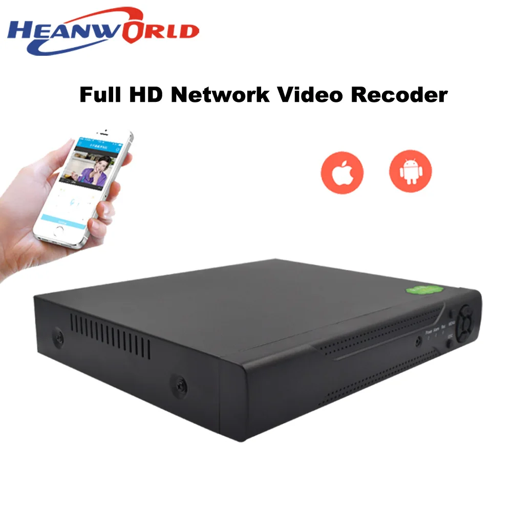 Сетевой видеорегистратор Heanworld 32 канала NVR 5MP 1080P H.265 Full HD 32CH для системы