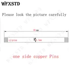 90 мм 6,5 мм 12 контактов тип A Новый гибкий кабель AWM 20861 105C 60V VW-1 односторонние медные контакты E118077 или E129545 или другой