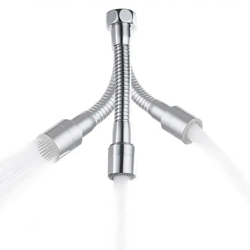 as shown Поворотный кран Bubbler кухонный аэратор для крана Душ удлиняется воды Saver брызг Носик рот кран фильтр - Цвет: as shown