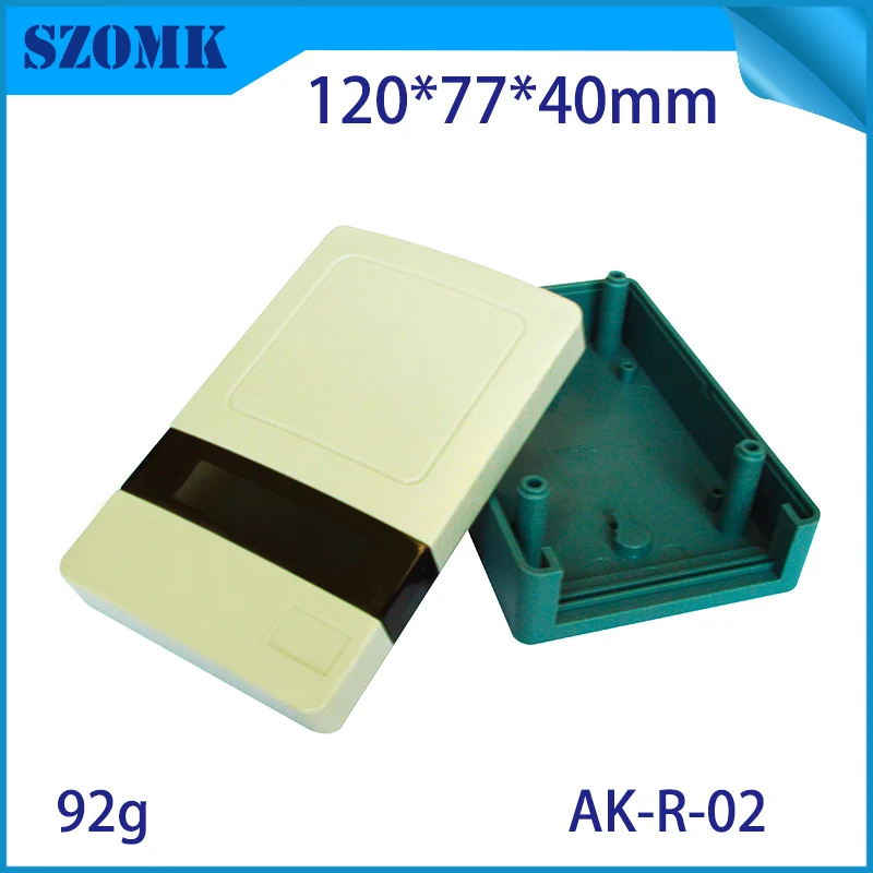 1 шт 120*77*40 мм пластиковая коробка для электроники RFID проект корпус szomk GPS трекер