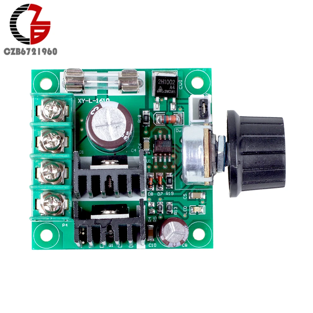 400W 10A 12V Напряжение регулятор контроллер скорости двигателя постоянного тока