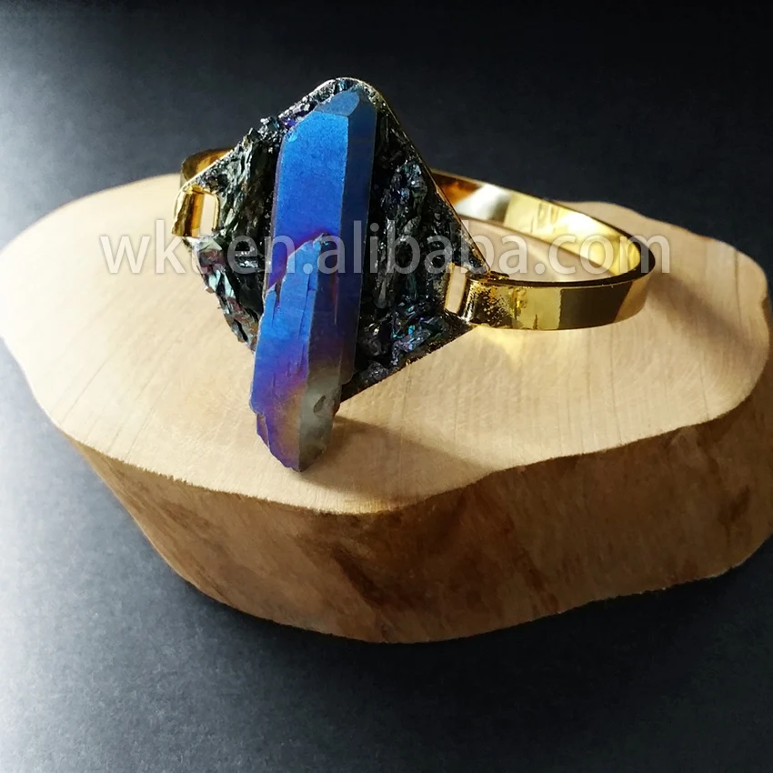 Оптовая продажа очаровательные браслеты ручной работы натуральный кристалл