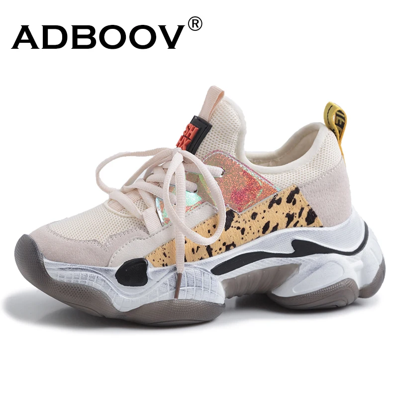 ADBOOV/женские кроссовки из конского волоса; большие размеры 35-42; женские кроссовки из натуральной кожи; летняя дышащая женская обувь на платформе