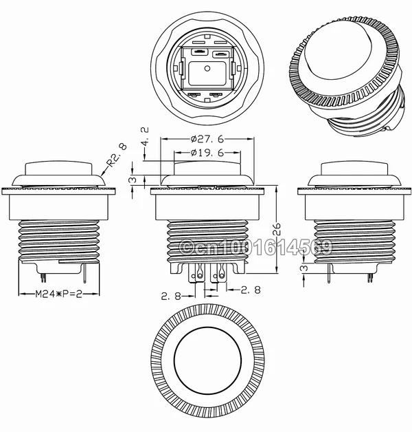 Аркадные комплекты сделай сам Нулевая задержка USB кодировщик к ПК джойстик + 20x