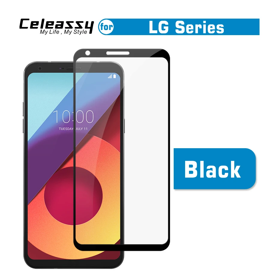Оригинальное закаленное стекло 2 5D 9H для LG G6 Q6 K10 2017 полное покрытие Защитная