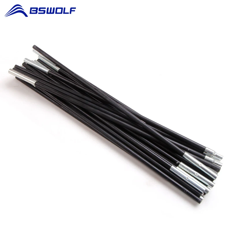 

BSWolf 2pcs/set Tent Rod 3.63m Fiberglass Tent Poles 8.5mm Outdoor Camping Tent Rod Spare Replacemet Tent Accessories