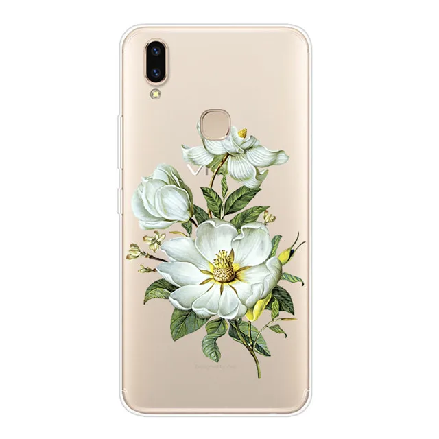 26 Чехол s для Vivo V9 чехол 6,3 ''силиконовый мягкий чехол для телефона Vivo V9 молодежный чехол V 9 V9Youth чехол TPU для Funda Vivo Y85 прозрачный - Цвет: 26