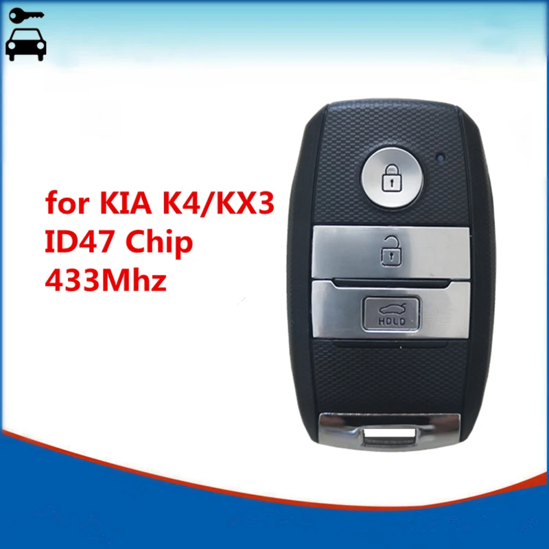 Original Size OEM Car Smart Remote Key with ID47 Chip 433Mhz Frequency for KIA K4/KX3 KX-3 Card | Автомобили и мотоциклы