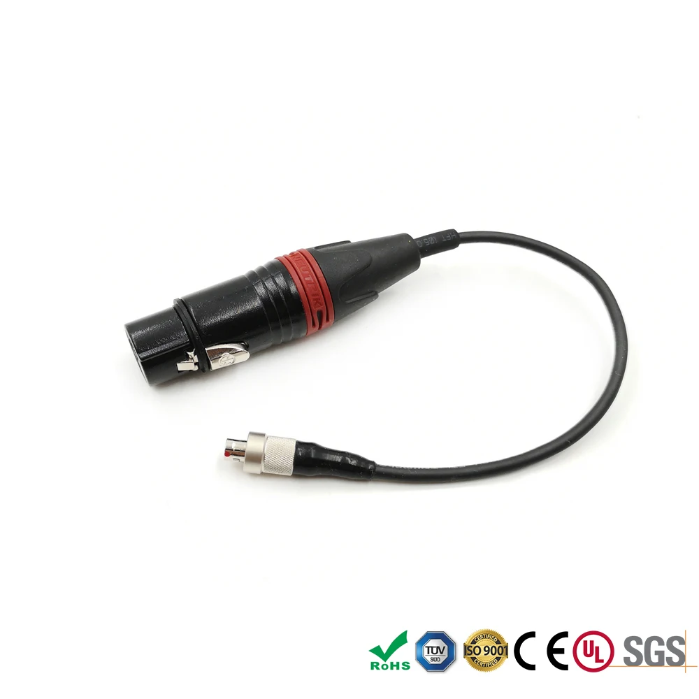FVB 00 3 Pin to NEUTRIK XLR контактный гнездовой кабель для Sennheiser SK2000 SK3000 SK5000 Series