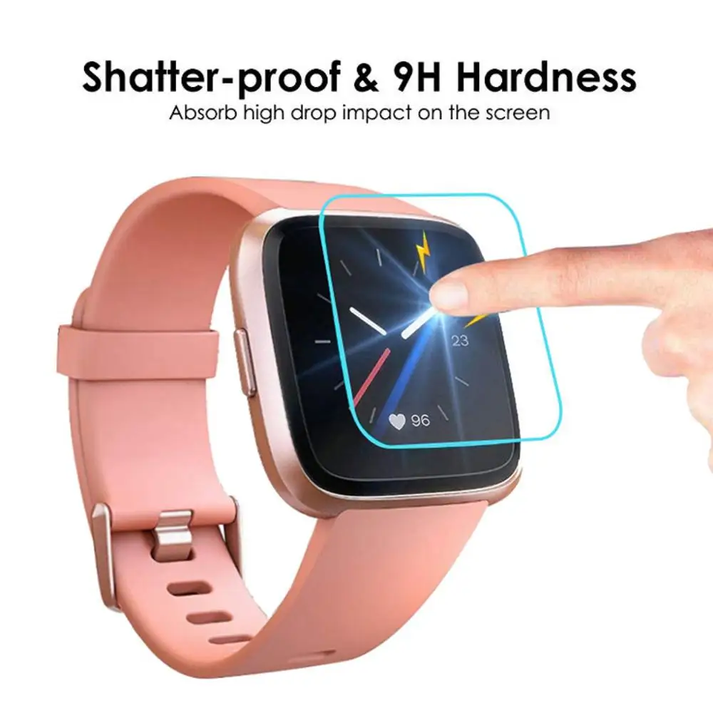 3 шт./упак. закаленное стекло для Fitbit Versa Lite защита экрана Смарт часы защитное без