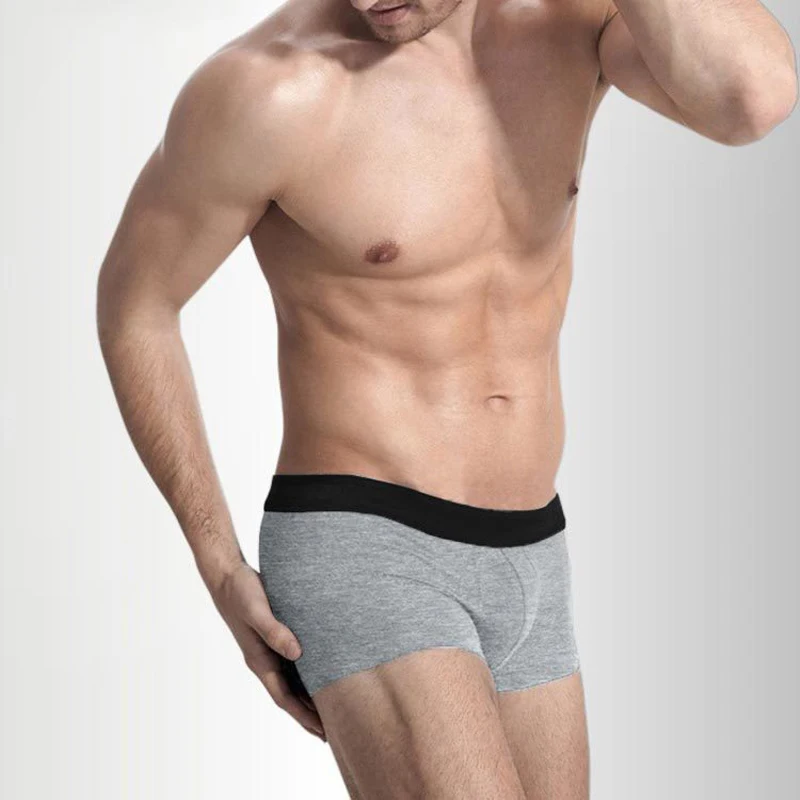 Underwear men боксеры боксера хлопка шорты мужской sexy cueca стволы мальчик underpant l-xxl плюс