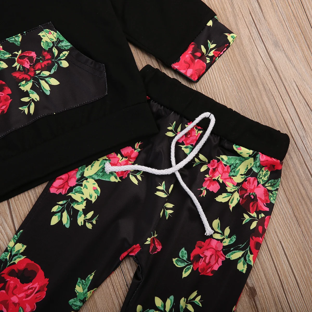 Pudcoco бренд хлопок смесь 2017 Новый наряд для маленьких девочек одежда с цветочным