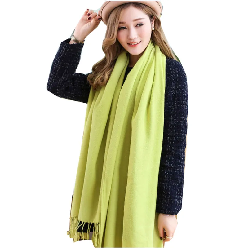 Женский шарф RUNMEIFA мягкий из хлопка с градиентом кашемировый кисточками|brand cashmere