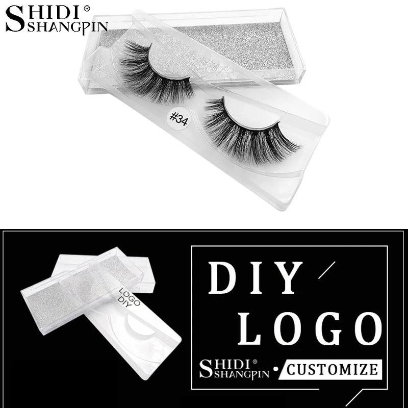 

SHIDISHANGPIN 20 пар частная этикетка ресницы норковые пользовательские этикетки макияж норковые ресницы частная этикетка ресницы «Maquiagem»