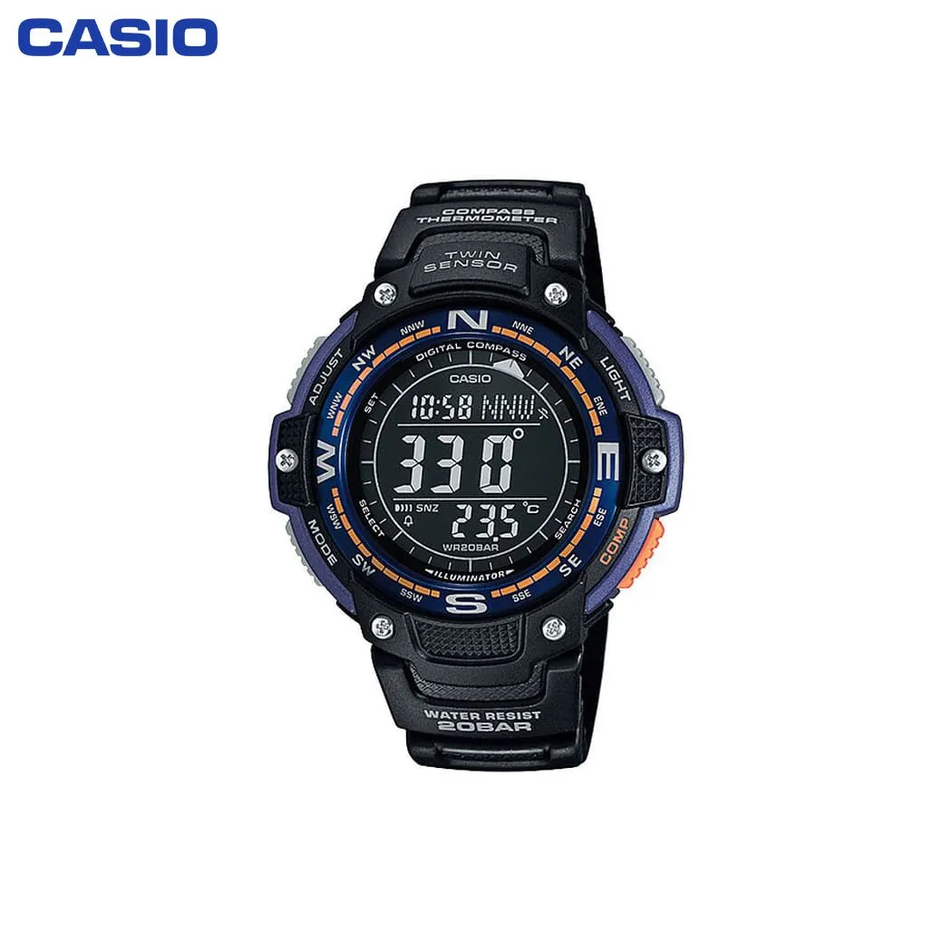Наручные часы Casio SGW-100-2B мужские электронные на пластиковом ремешке |