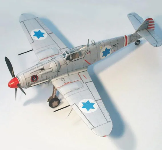 S-199 3D бумажная модель DIY игрушка авиа самолет