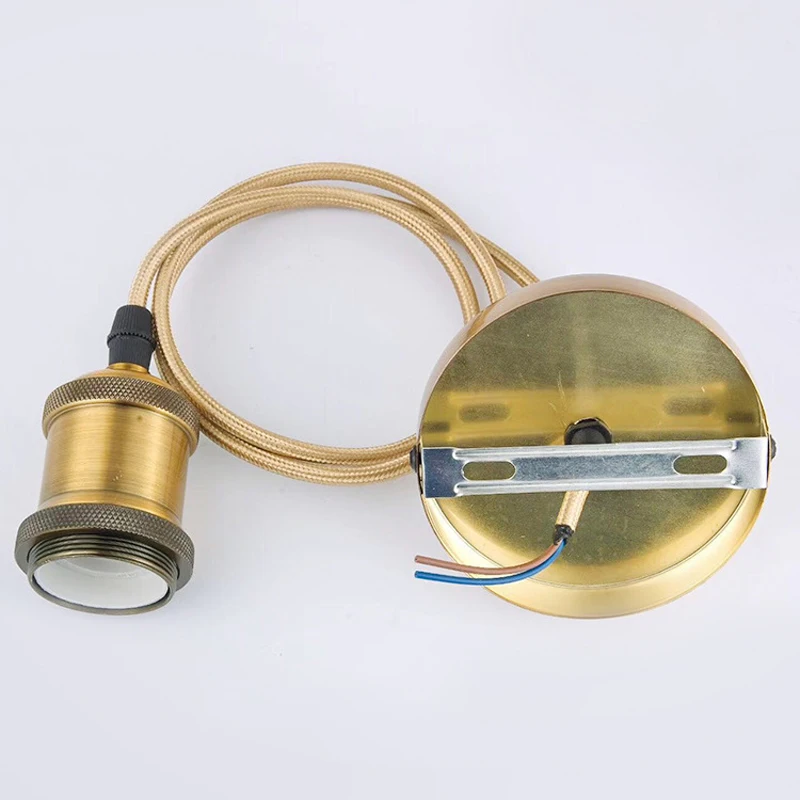 

DIY Personality Vintage light bases LED lamp cover Pendant holder E27 edison ceiling light shades For Indoor Decoration lighting