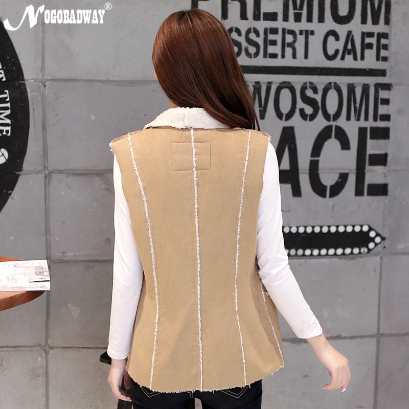 Женские замшевые жилеты из искусственного меха Женская куртка без рукавов