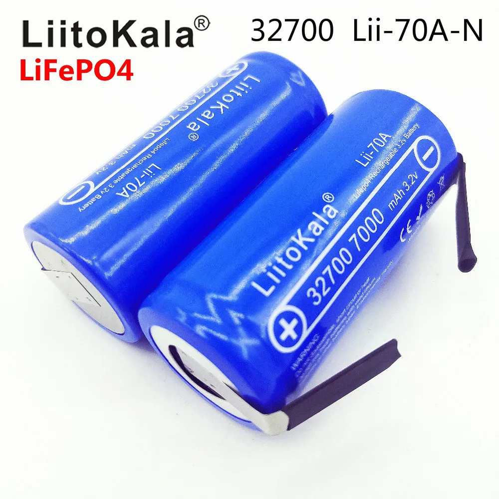 2019 LiitoKala Lii 70A 32700 lifepo4 3 2 v 7000mah 33A 55A сварочная лента для шуруповерта батарея