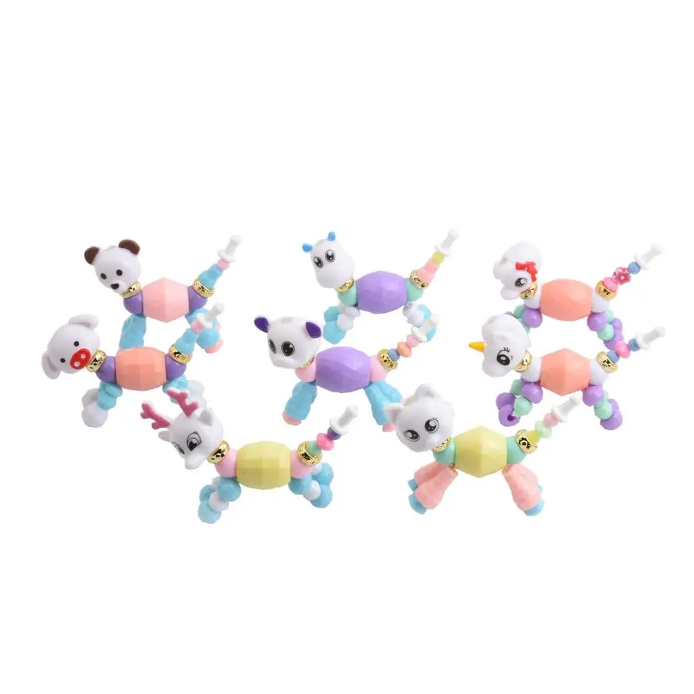 

Joylong DIY игрушки для детей игрушки браслет мультфильм Животные ткачество полосы для девочек ремесло для творчества и ремесла детей