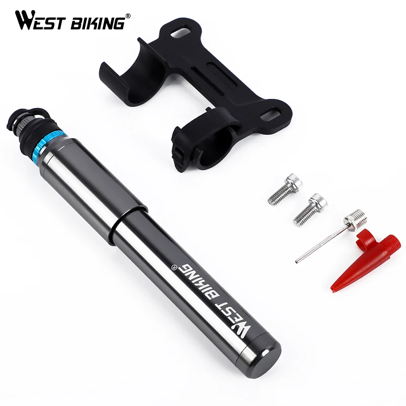 Велосипедный насос WEST BIKING высокого давления компактный портативный мини из