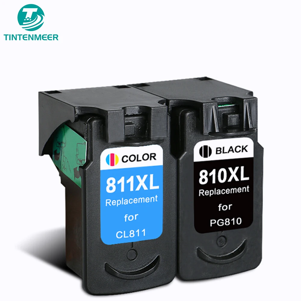 TINTENMEER картридж pg 810 cl 811 совместимый для canon IP2770 IP2772 MP245 MP258 MP268 MP276 MP287 MP486 MP496 MP497