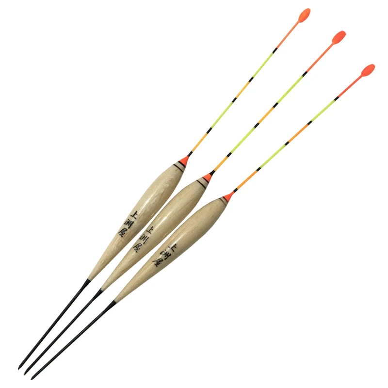 

3pcs/lot Shallow Water Fishing Float Balsa Set Buoy Bobber Tank Flotteur Peche Float Fishing Tackle Vertical Tools Accessories