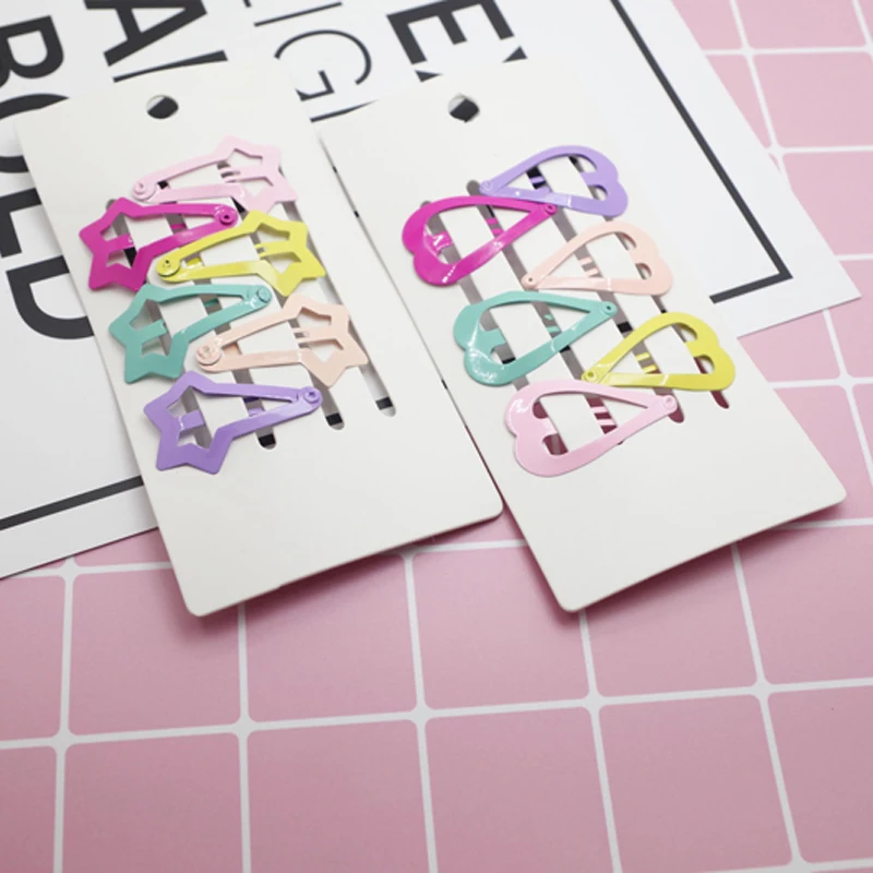 Новинка от LOEEL модные аксессуары для волос в стиле звездочка с цветными