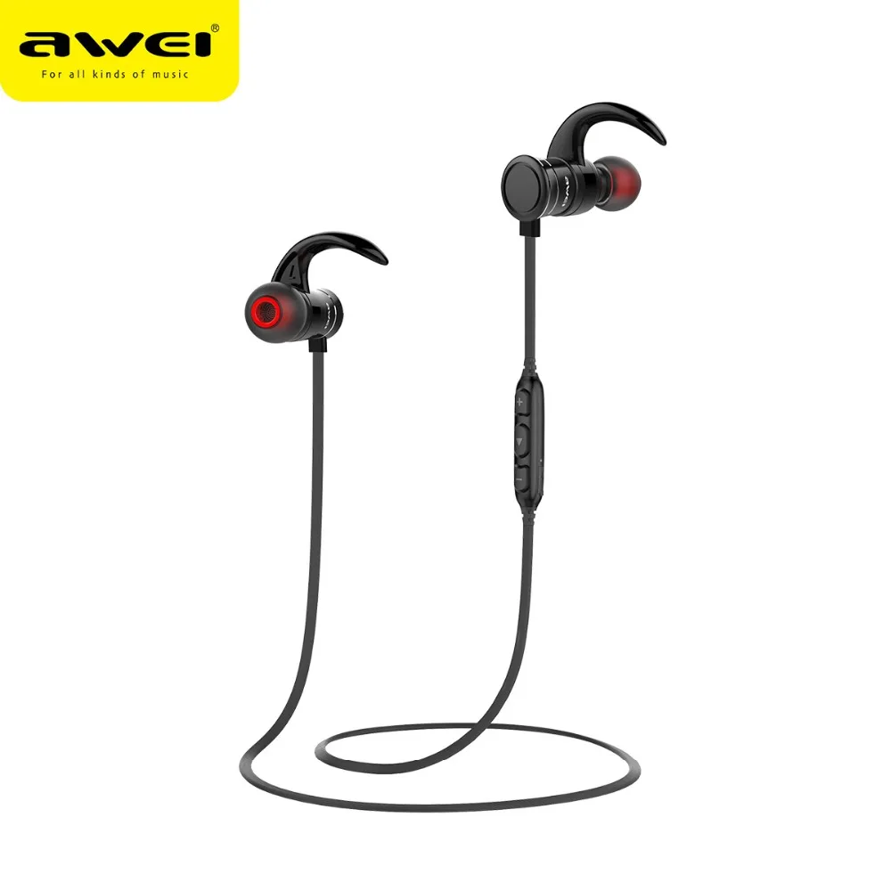 Беспроводная Спортивная Bluetooth гарнитура AWEI AK5 водонепроницаемые наушники с