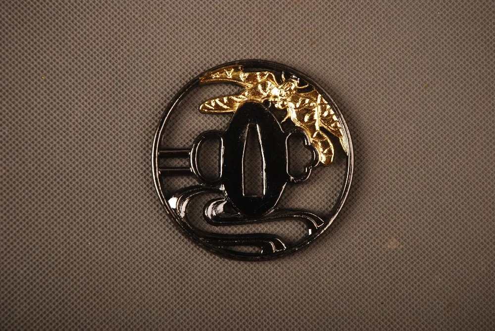 Красивый и изящный Сплав Tsuba ручная защита для японского самурайский меч катана
