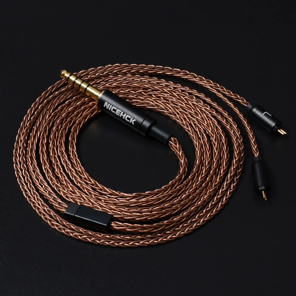 NiceHCK 8 Core 6N GC OCC SingleCrystal медный кабель MMCX/2Pin 3 5/2 5/4 4 мм сбалансированный для LZ A7 ST10S NX7