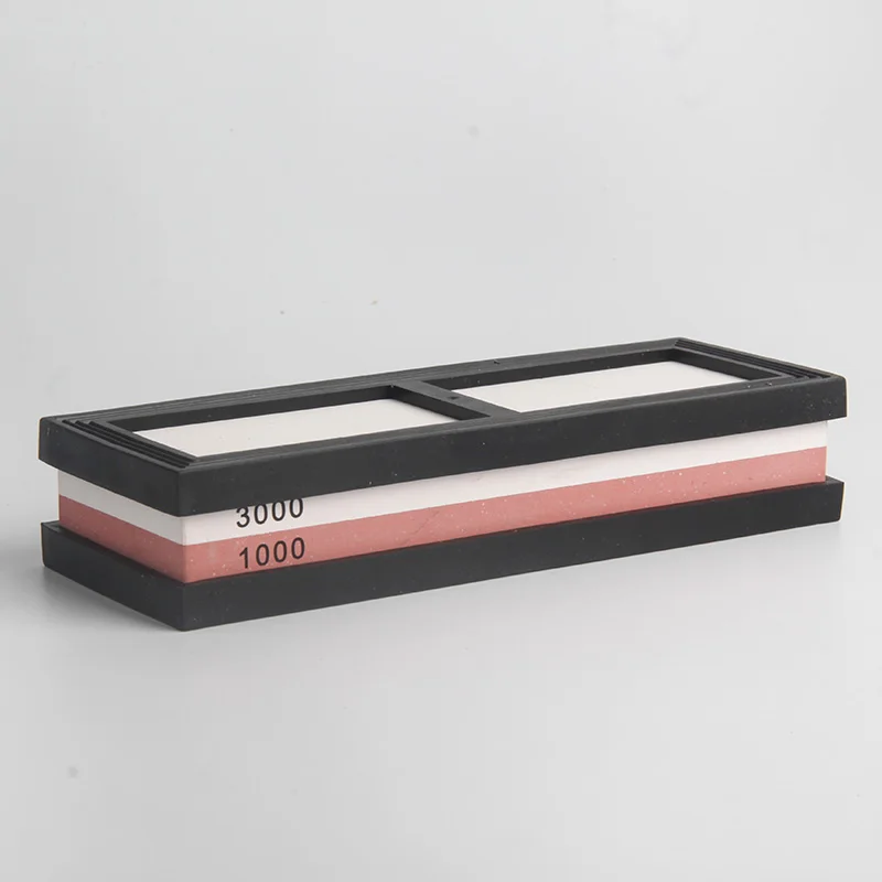 1000 3000 grit RSCHEF точилка для кухонных ножей 240/800 1000/3000 зернистость корунд двухсторонний точильный камень, каменные хонинговые камни - Цвет: 1000 3000 grit