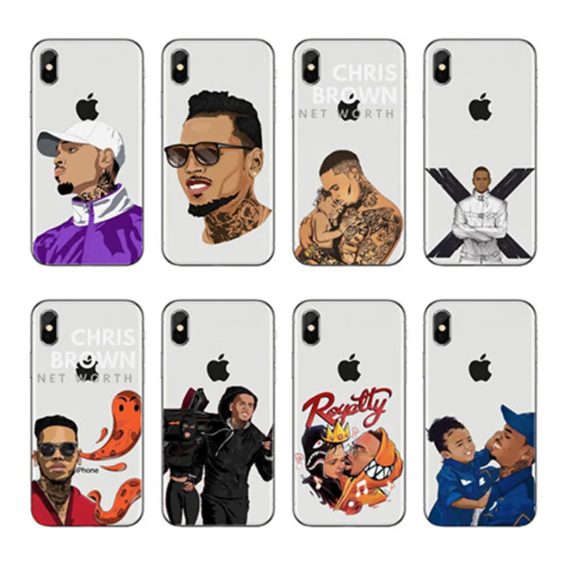 O cantor Chris Brown свежий RNB чехол для телефона из мягкого силикона ТПУ с рисунком Caso