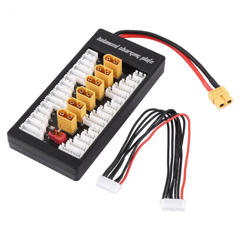 

Высокое качество 2 S-6 S Lipo батарея параллельная зарядка плата зарядное устройство пластина Т-образный Разъем XT60 разъем для Imax B6 B6AC B8 6 в 1