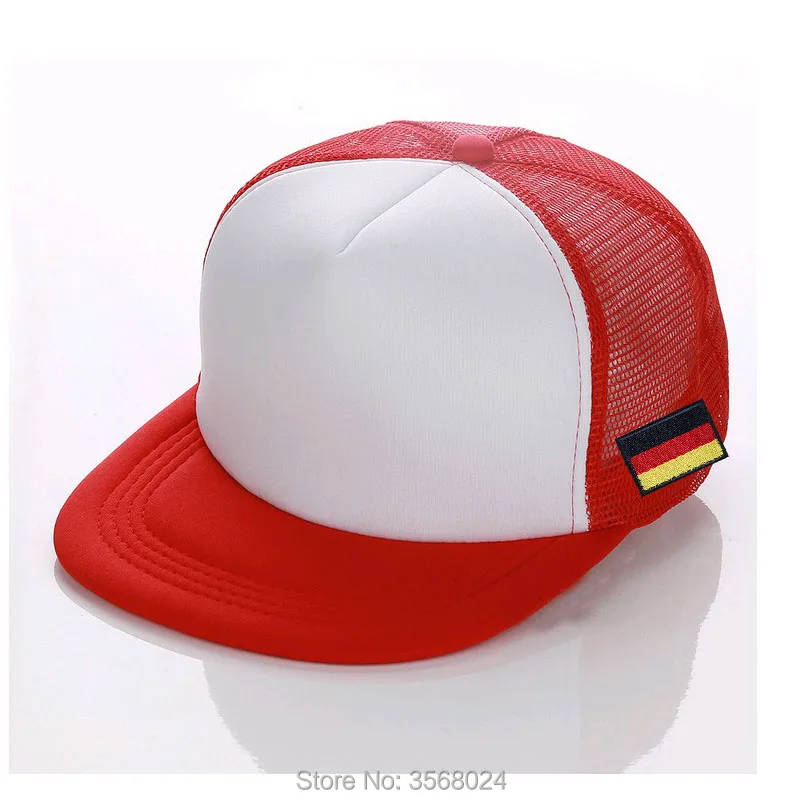 Бейсбольная кепка с бесплатным принтом летняя немецкая швейная сетчатая Кепка