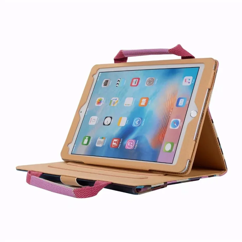 Милый чехол с бабочкой и ручкой для нового iPad 2 3 4 подставка ipad 9 7 дюймов Сумка