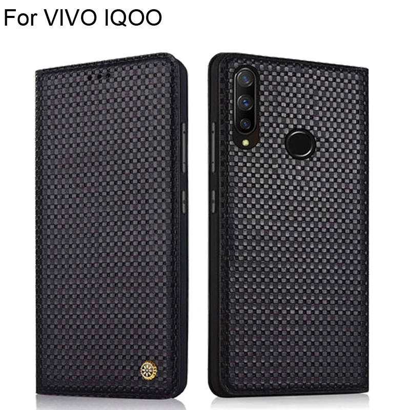 

Чехол для VIVO IQOO, роскошный Плетеный чехол из натуральной кожи с рисунком для VIVO IQOO полное заднее покрытие, защитный чехол для VIVOIQOO