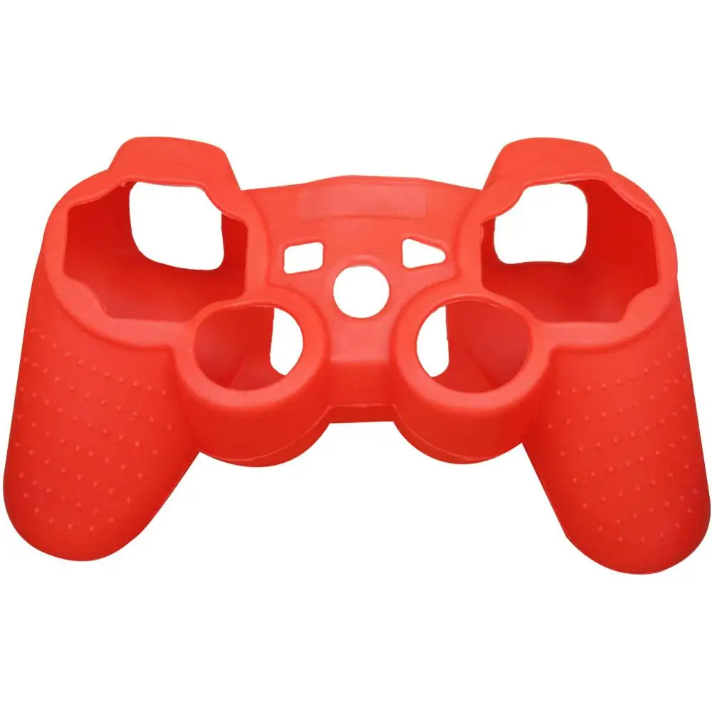 Серый Blueloong мягкий Противоскользящий силиконовый резиновый чехол для sony playstation Dualshock 3 PS3 аксессуары для игрового контроллера - Цвет: Серый