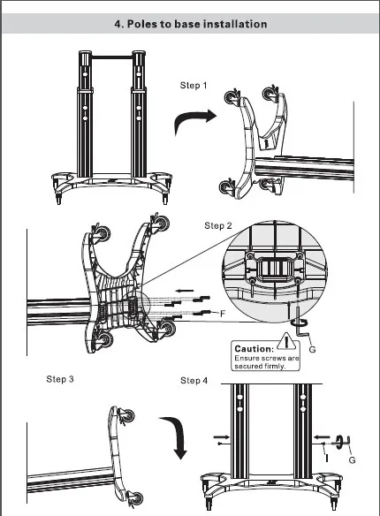 Высококачественная алюминиевая NB AVF 1800-70-1P ТВ Мобильная тележка 5"-70" Бесплатный подъемный светодиодный ЖК-дисплей плазменная подставка на колесиках для телевизора подставка с полка AV