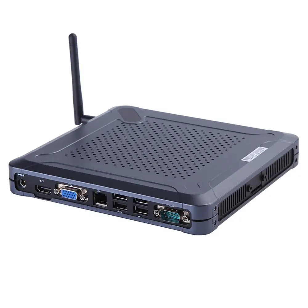Мини ПК настольный компьютер Intel Core I3 7130U Windows 10/Ubuntu [HUNSN BH06L] (COM/VGA/HD/LAN/4USB2.0/4USB3.0) |