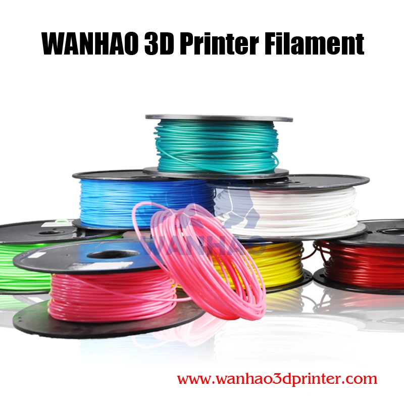 WANHAO 1.75mm ABS Filament Discount Package 1KG/Roll*8 Rolls total 8KG for All FDM 3D Printer PLA/PETG/PVA Plastic