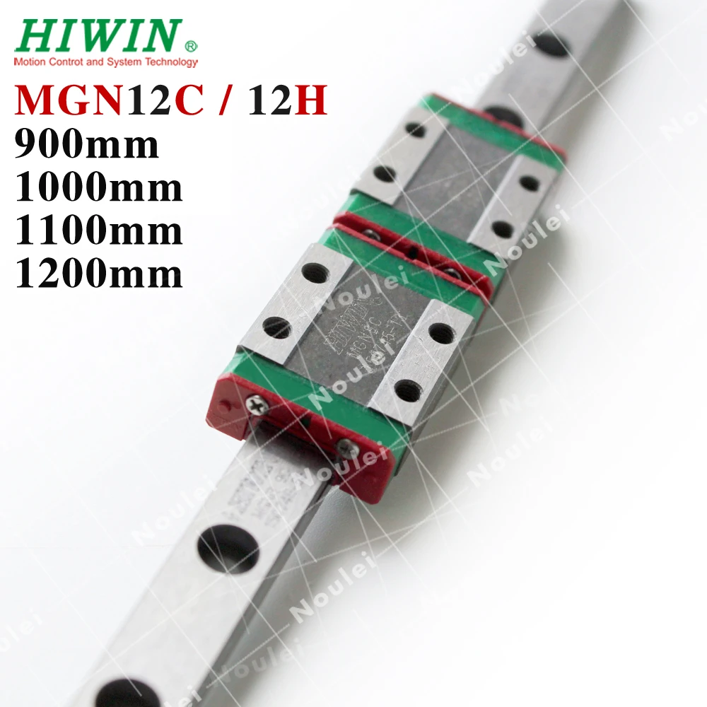 Скользящий блок HIWIN MGN12C Miniatura MGN12 с линейной направляющей 1000 мм MGNR12 для деталей ЧПУ