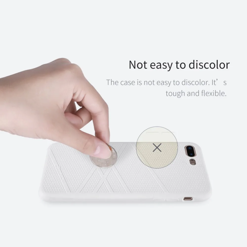 Для iphone 8/8 Plus, гибкий чехол, чехол для Apple iphone x/xs, NILLKIN, гибкий силиконовый чехол, мягкая задняя крышка, чехол-бампер