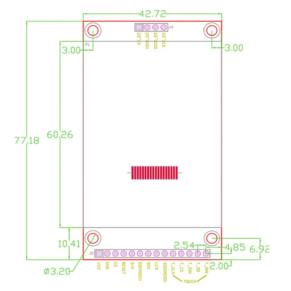 10 шт. WQScosea Q8S 31 240x320 2 4 &quot2 дюймов SPI ILI9341 Драйвер TFT LCD Сенсорная панель
