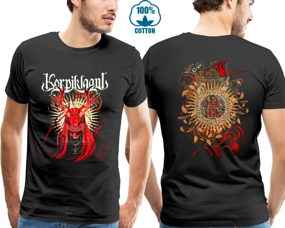 Футболка Korpiklaani футболка с рисунком шаман S M L Xl металлическим корпусом Новинка|band