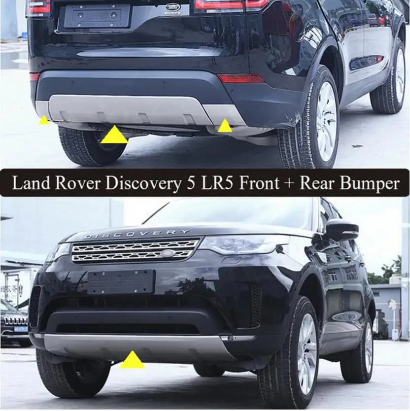 Передний + задний бампер для Land Rover Discovery 5 LR5 2017 2018 диффузор бамперы из нержавеющей