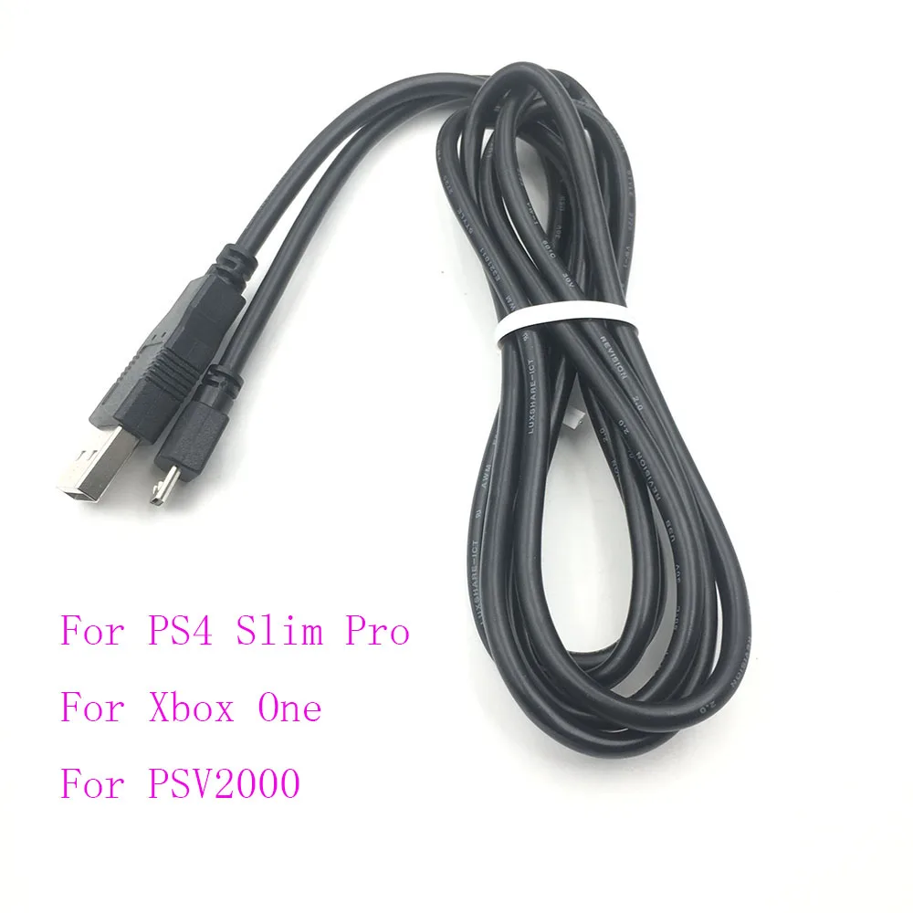 50 шт. для XBOX ONE PSV2000 Новый 1 5 м USB кабель зарядки аккумулятора PS4 геймпада зарядное