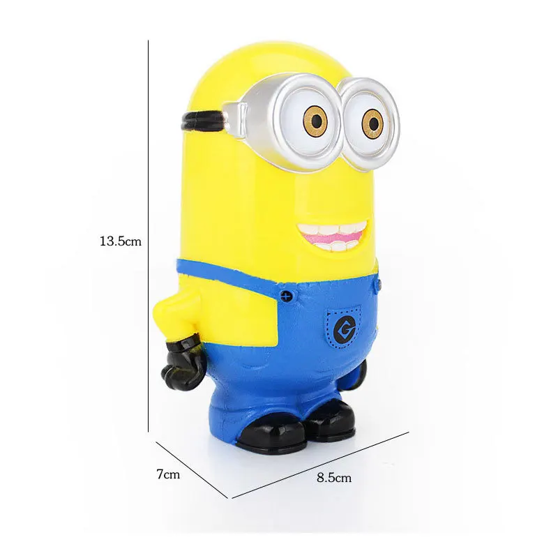 Hot! Little Yellow Man Piggy Bank Funny Lovely Money Box High Quality Plastic Cartoon Minions Tirelire | Дом и сад