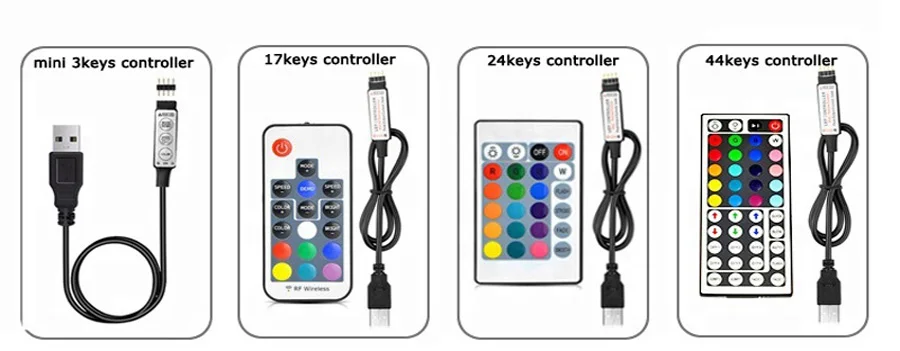 5 В USB Светодиодная лента 5050 RGB сменный светодиодный ТВ фоновый светильник ing 50 см 1 м 2 м 3M 4M 5 м DIY гибкий светодиодный светильник с Bluetooth пультом дистанционного управления